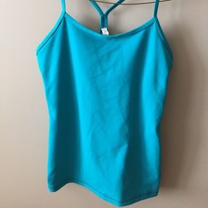 Teal Lululemon tank top